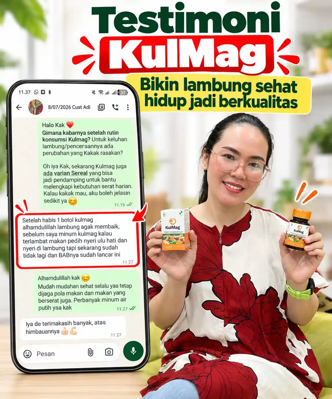 KulMag Testimonial with Happy Customer
